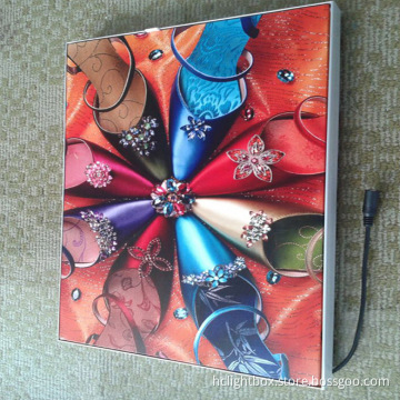 Wholesale Fashion Fabric LED Lightbox